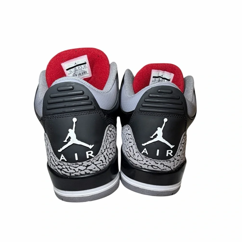 Nike Air Jordan 3 Retro OG Black Cement sneakers size 13 men